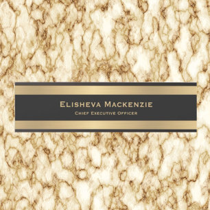 Porte-nom Pour Porte Glam Gold and Black Door Sign Signs  Name Plate