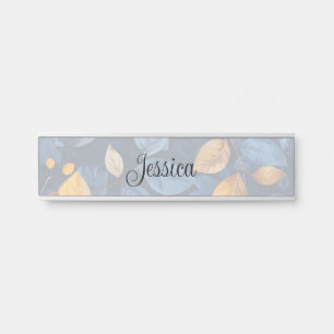 Porte-nom Pour Porte Golden Foliage Dreams Automne Nature Beauté