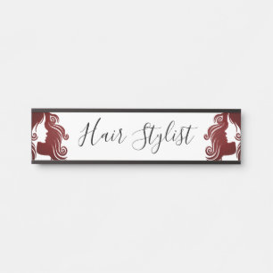 Porte-nom Pour Porte Liste des cheveux