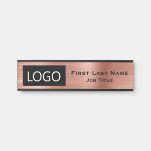 Porte-nom Pour Porte Logo de votre entreprise enseigne de porte de bure