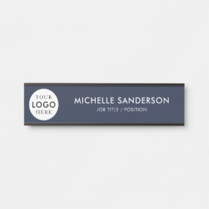 Porte-nom Pour Porte Logo d'entreprise personnalisé pour les employés d