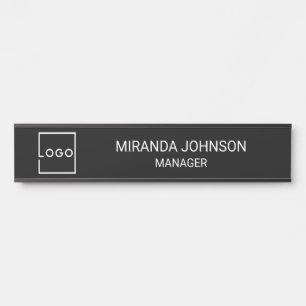 Porte-nom Pour Porte Logo d'entreprise personnalisé professionnel