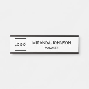 Porte-nom Pour Porte Logo d'entreprise personnalisé professionnel
