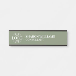 Porte-nom Pour Porte Logo d'entreprise personnalisé professionnel titre