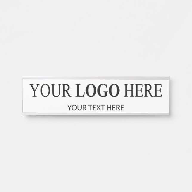 Porte-nom Pour Porte Logo promotionnel personnalisé - Pas de commande m (Devant)