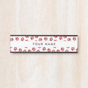 Porte-nom Pour Porte Motif De Pâtes, Patrouilles De Chien, Paws De Chat