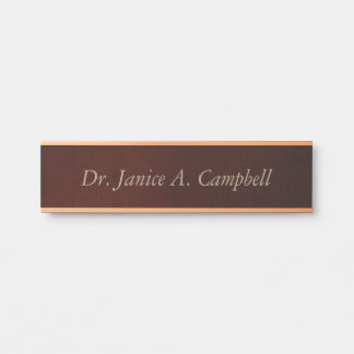 Porte-nom Pour Porte Nom de docteur