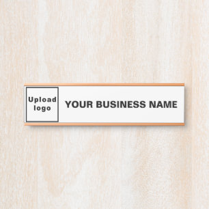 Porte-nom Pour Porte Nom de l'entreprise et logo sur le panneau de port