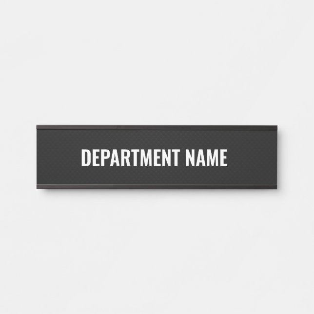 Porte-nom Pour Porte Nom du département  (Devant)