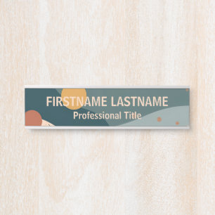 Porte-nom Pour Porte Nom personnalisé Boho