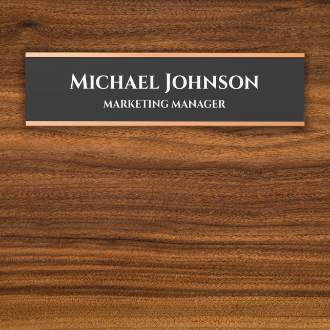 Porte-nom Pour Porte Nom personnalisé et Bureau des titres (Custom Name and Title Office Door Sign)