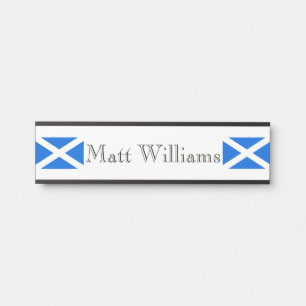 Porte-nom Pour Porte Nom personnalisé Scottish Flag npt