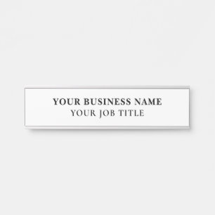 Porte-nom Pour Porte Nom Titre Porte de bureau de l'employé