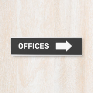Porte-nom Pour Porte Office Bureau Orientation Bureau Panneau Mur