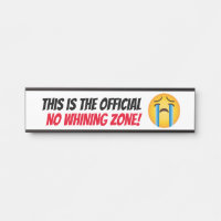 Officiel no zone de blanchiment mur émoji suspendu