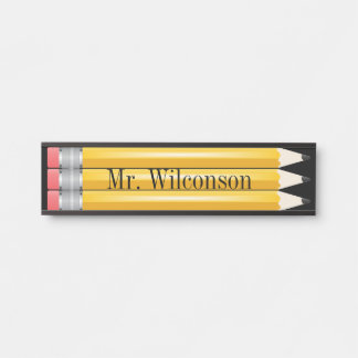 Porte-nom Pour Porte Pancarte de bureau murale pour enseignant élève cr