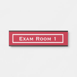 Porte-nom Pour Porte Panneau de la porte de l'examen dentaire du cabine
