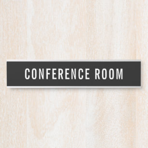 Porte-nom Pour Porte Panneau de la salle de conférence modifiable Porte