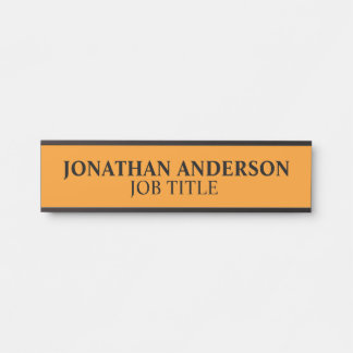 Porte-nom Pour Porte Panneau de nom de porte de bureau professionnel mo