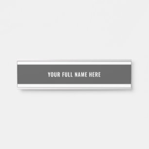 Porte-nom Pour Porte Panneau de porte à nom personnalisé Choisissez vos