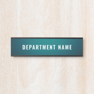 Porte-nom Pour Porte Panneau de porte avec nom du département