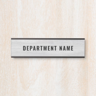 Porte-nom Pour Porte Panneau de porte avec nom du département
