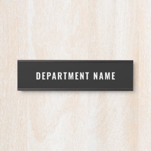 Porte-nom Pour Porte Panneau de porte avec nom du département
