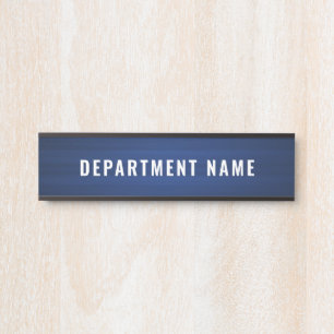 Porte-nom Pour Porte Panneau de porte avec nom du département