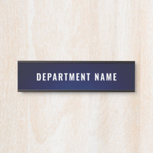 Porte-nom Pour Porte Panneau de porte avec nom du département