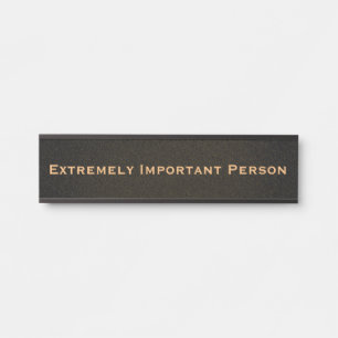 Porte-nom Pour Porte Panneau de porte de bureau amusant