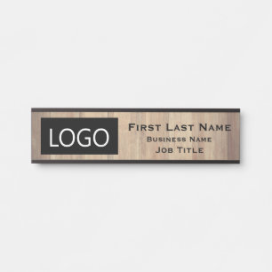 Porte-nom Pour Porte Panneau de porte de bureau avec logo de votre entr