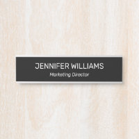 Panneau de porte de bureau moderne professionnel