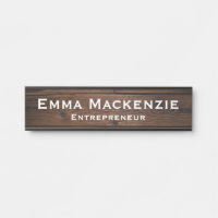 Panneau de porte de bureau personnalisable avec mo