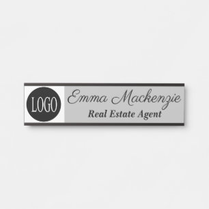 Porte-nom Pour Porte Panneau de porte de bureau professionnel avec logo