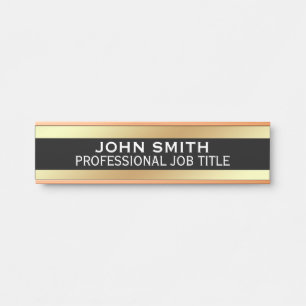 Porte-nom Pour Porte Panneau de porte de bureau professionnel moderne