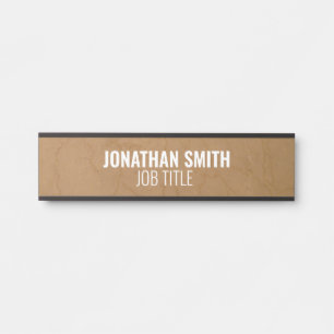 Porte-nom Pour Porte Panneau de porte de bureau professionnel moderne