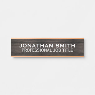 Porte-nom Pour Porte Panneau de porte de bureau professionnel moderne