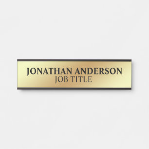 Porte-nom Pour Porte Panneau de porte de bureau professionnel moderne