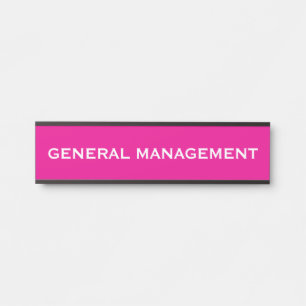 Porte-nom Pour Porte Panneau de porte de bureau professionnel moderne