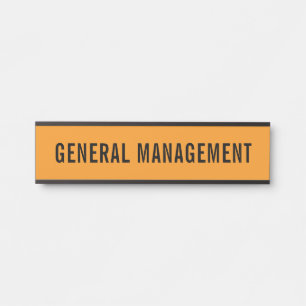Porte-nom Pour Porte Panneau de porte de bureau professionnel moderne