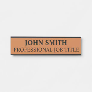Porte-nom Pour Porte Panneau de porte de bureau professionnel moderne
