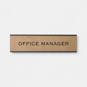 Porte-nom Pour Porte Panneau de porte de bureau professionnel moderne