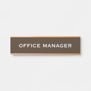 Porte-nom Pour Porte Panneau de porte de bureau professionnel moderne
