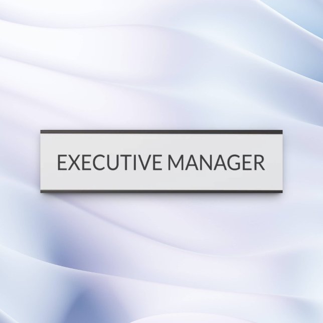 Porte-nom Pour Porte Panneau de porte de bureau professionnel moderne (Créateur téléchargé)