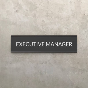 Porte-nom Pour Porte Panneau de porte de bureau professionnel moderne