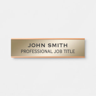 Porte-nom Pour Porte Panneau de porte de bureau professionnel moderne