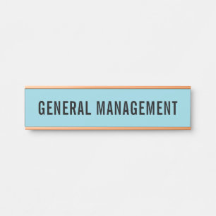 Porte-nom Pour Porte Panneau de porte de bureau professionnel moderne