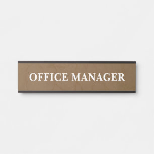 Porte-nom Pour Porte Panneau de porte de bureau professionnel moderne