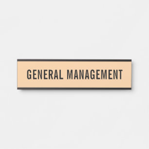 Porte-nom Pour Porte Panneau de porte de bureau professionnel moderne