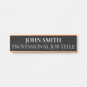 Porte-nom Pour Porte Panneau de porte de bureau professionnel moderne